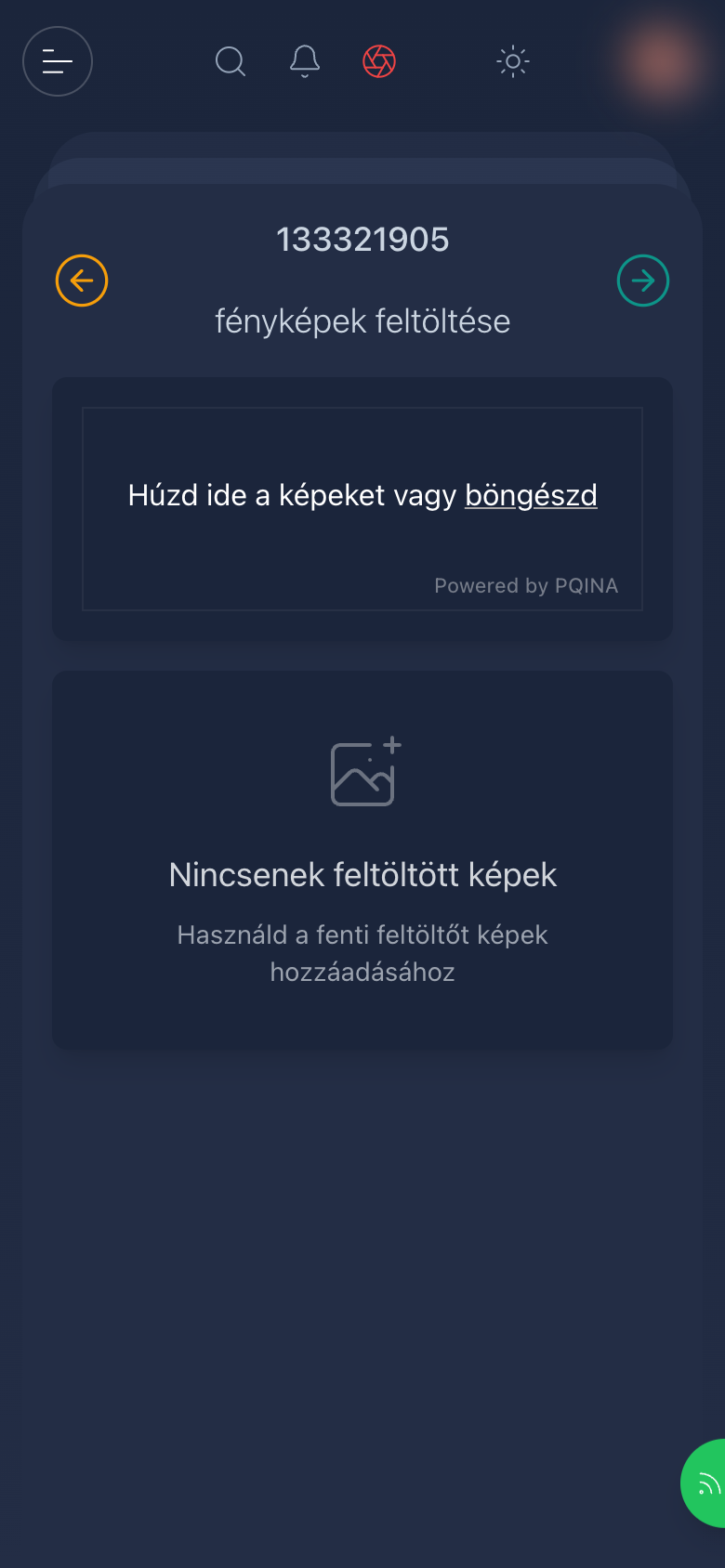 Fényképek feltöltése